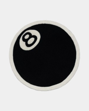 Stussy 8-Ball Rug Accessories Black | Israel-91805