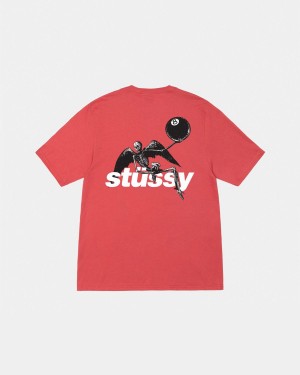 Stussy Apocalypse Tee T-Shirt Red | Israel-56179