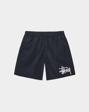 Stussy Big Basic Water Shorts Black | Israel-04798