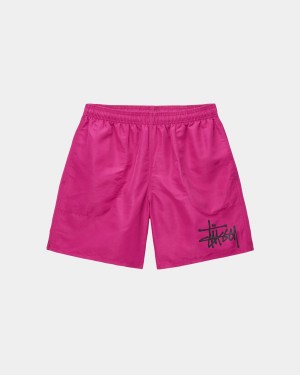 Stussy Big Basic Water Shorts Pink | Israel-56123