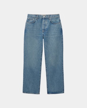 Stussy Classic Denim Jeans Blue | Israel-79382