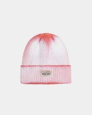 Stussy Cuff Workgear Spray Beanie Orange | Israel-67485