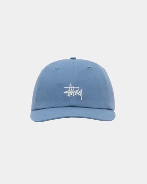 Stussy Low Pro Basic Stock Strapback Caps Blue | Israel-04162