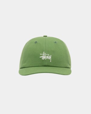 Stussy Low Pro Basic Stock Strapback Caps Green | Israel-27951