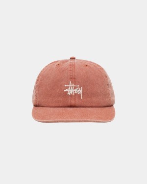 Stussy Low Pro Basic Washed Strapback Caps Brown | Israel-17908