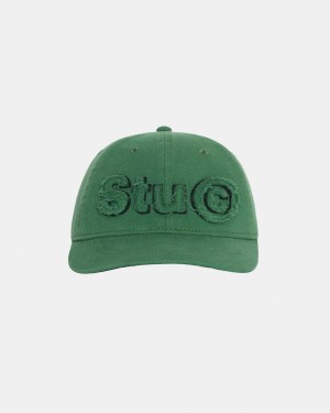 Stussy Low Pro Copyright Applique Strapback Caps Green | Israel-01689