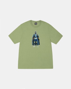 Stussy Lucha Tee T-Shirt Green | Israel-13785