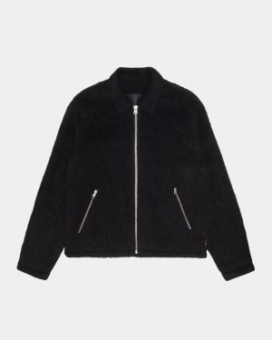 Stussy Mohair Club Jackets Black | Israel-65879