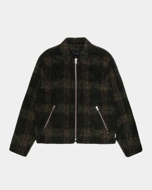 Stussy Mohair Club Jackets Olive | Israel-51042