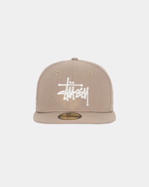 Stussy New Era 59fifty Authentic Caps Khaki | Israel-87362