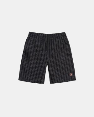 Stussy Our Legacy Work Shop Laguna Shorts Multicolor Stripes Beige | Israel-42638