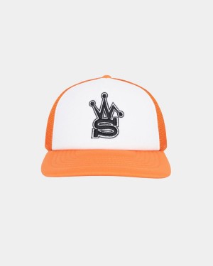 Stussy Our Legacy Work Shop Trucker Caps Orange | Israel-24853