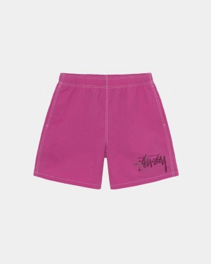 Stussy Our Legacy Work Shop Water Shorts Pink | Israel-63542