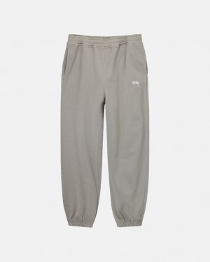 Stussy Overdyed Stock Logo Sweatpants Sand | Israel-82091