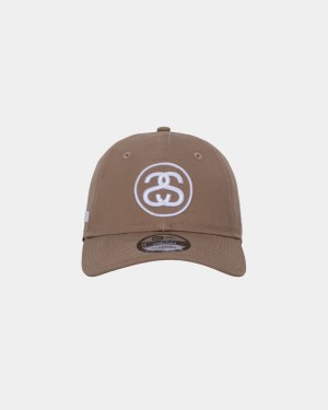 Stussy SS Link 9twenty Caps Khaki | Israel-29186