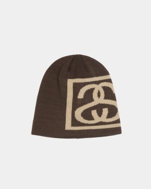 Stussy Skullcap SS Link Beanie Brown | Israel-57160