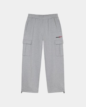 Stussy Sport Cargo Fleece Pants Grey | Israel-89264