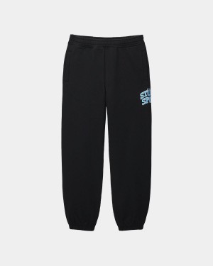 Stussy Sport Sweatpants Black | Israel-34580