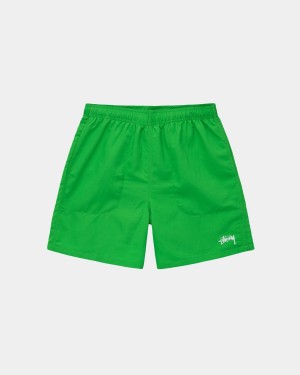 Stussy Stock Water Shorts Green | Israel-78201