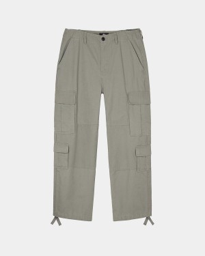 Stussy Surplus Cargo Ripstop Pants Olive | Israel-52640