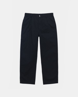 Stussy Workgear Trouser Twill Pants Black | Israel-24695