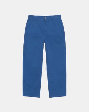 Stussy Workgear Trouser Twill Pants Royal | Israel-83970