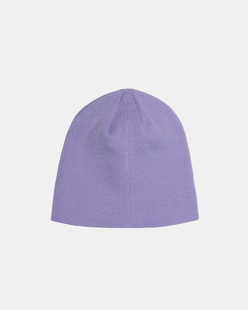 Stussy Basic Skullcap Beanie Purple | Israel-72841