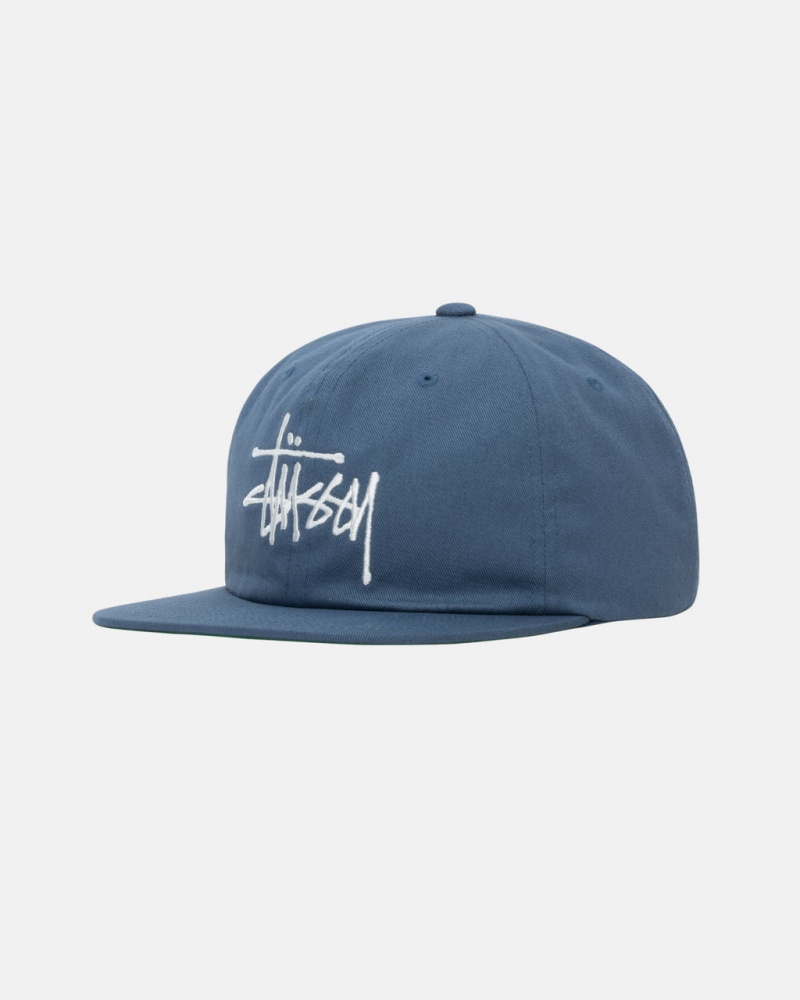 Stussy Basic Strapback Caps Slate | Israel-68203