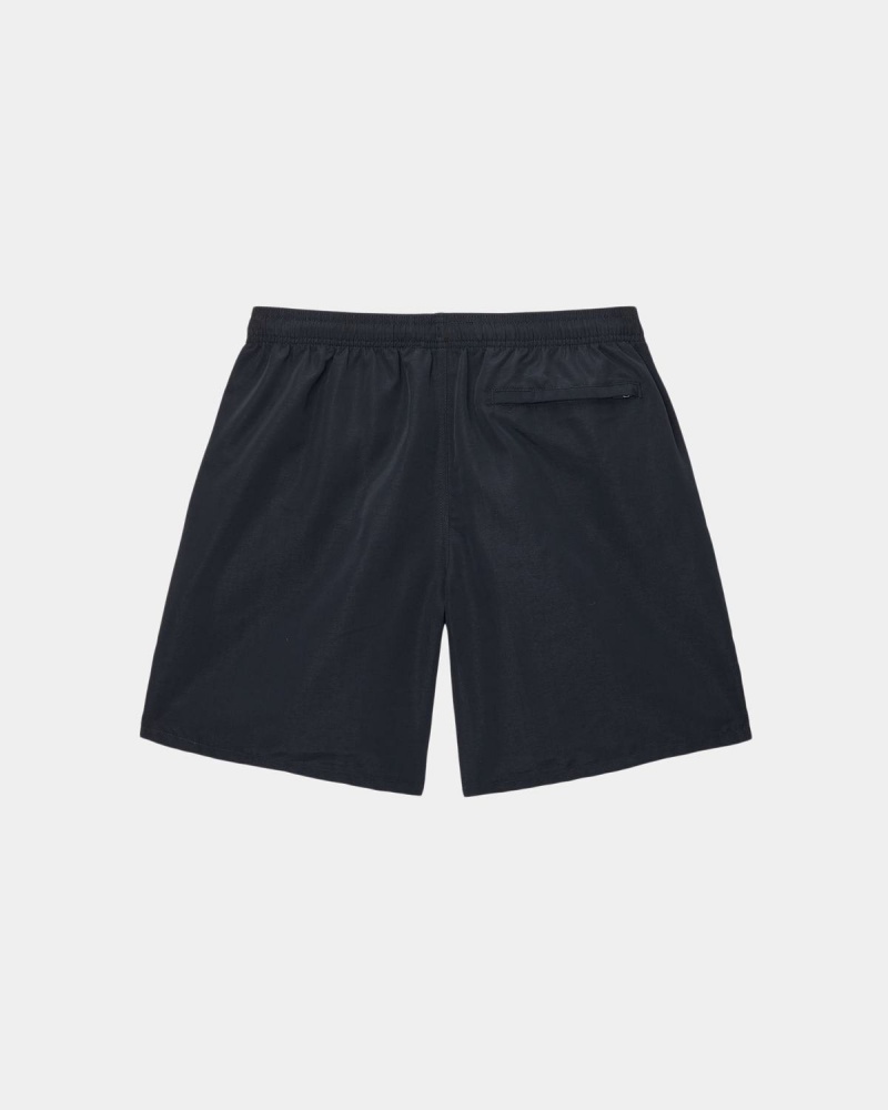 Stussy Big Basic Water Shorts Black | Israel-04798