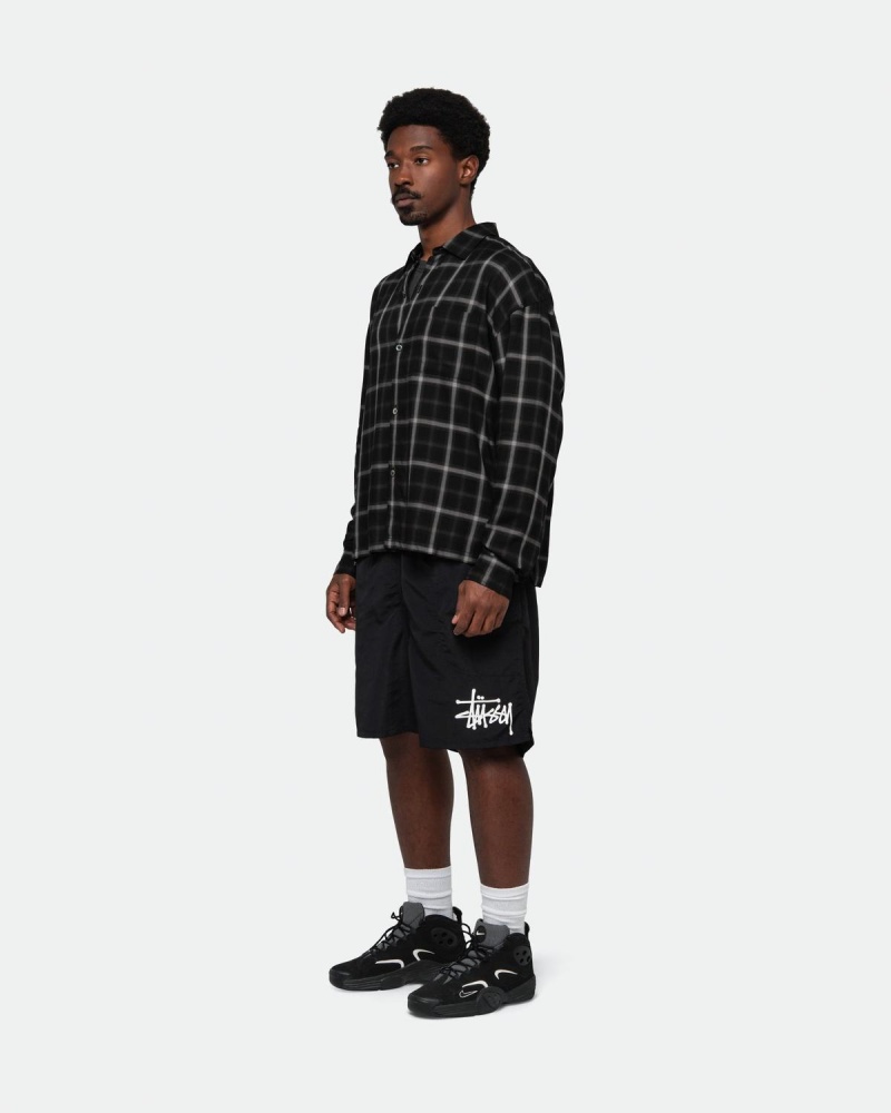 Stussy Big Basic Water Shorts Black | Israel-04798