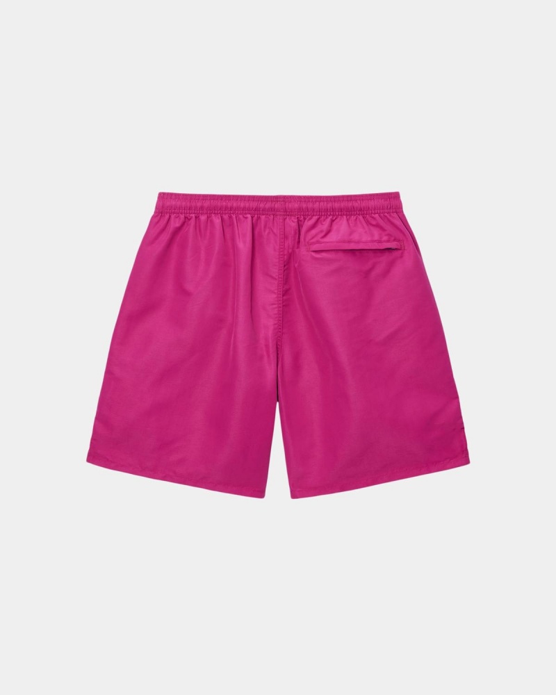 Stussy Big Basic Water Shorts Pink | Israel-56123