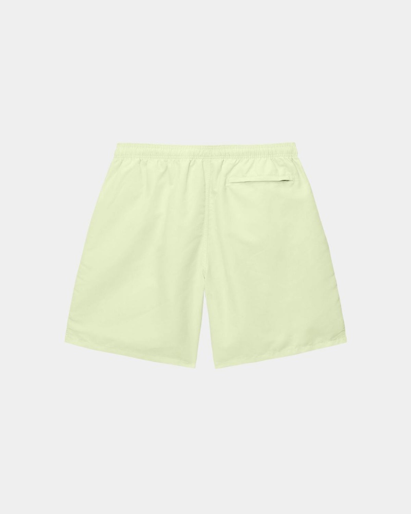 Stussy Big Basic Water Shorts Pistachio | Israel-86502