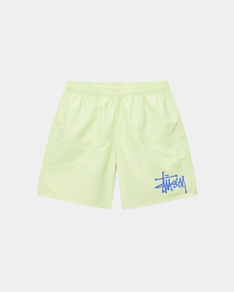 Stussy Big Basic Water Shorts Pistachio | Israel-86502