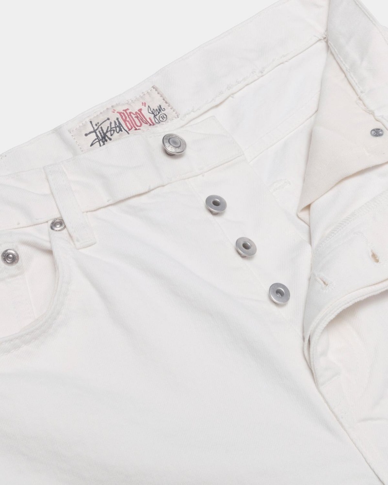 Stussy Big OL' Overdyed Jeans Beige | Israel-18764