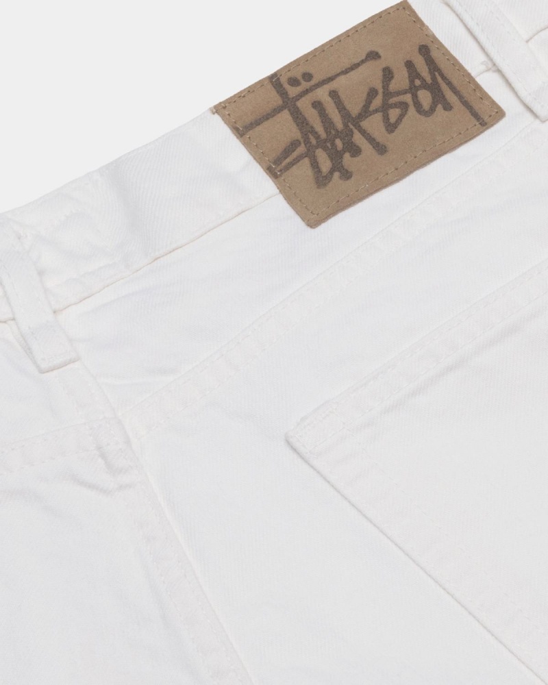 Stussy Big OL' Overdyed Jeans Beige | Israel-18764