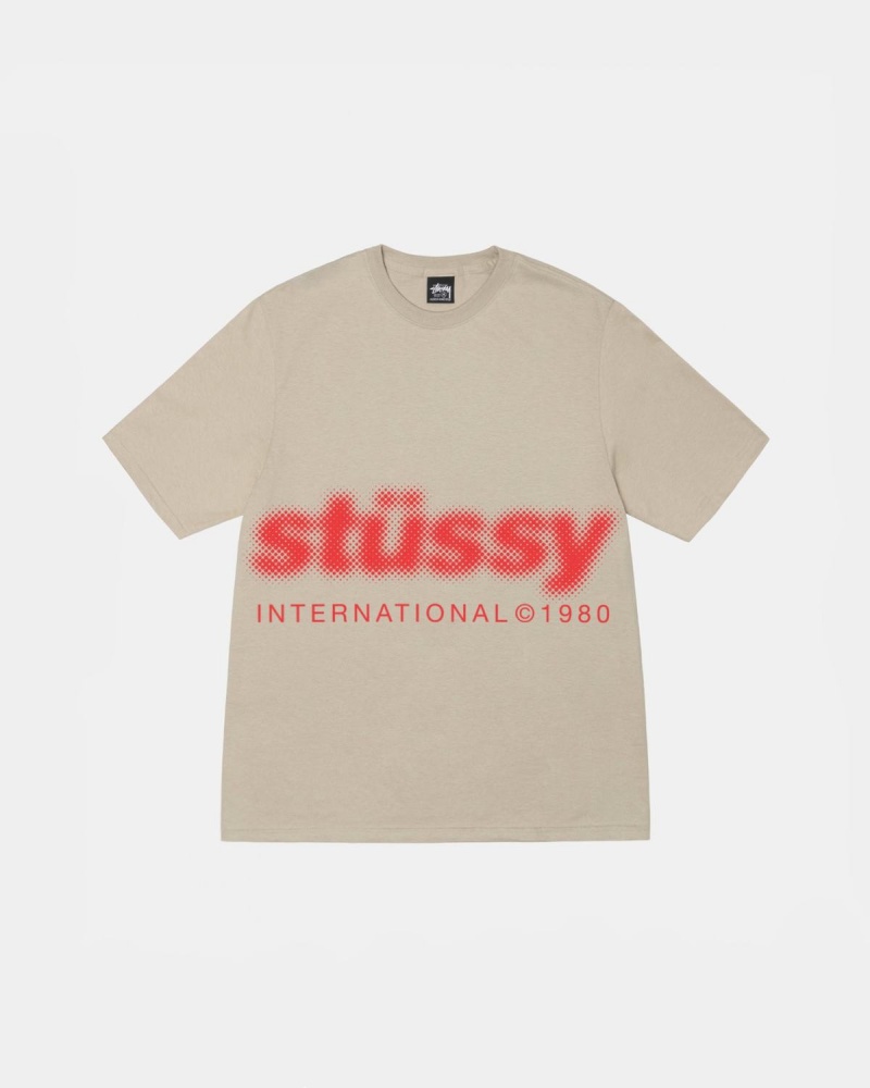 Stussy Blur Tee T-Shirt Khaki | Israel-20137