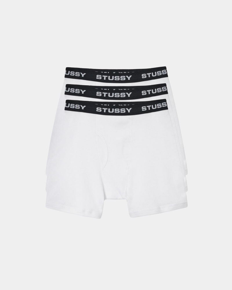 Stussy Boxer Briefs White | Israel-05736