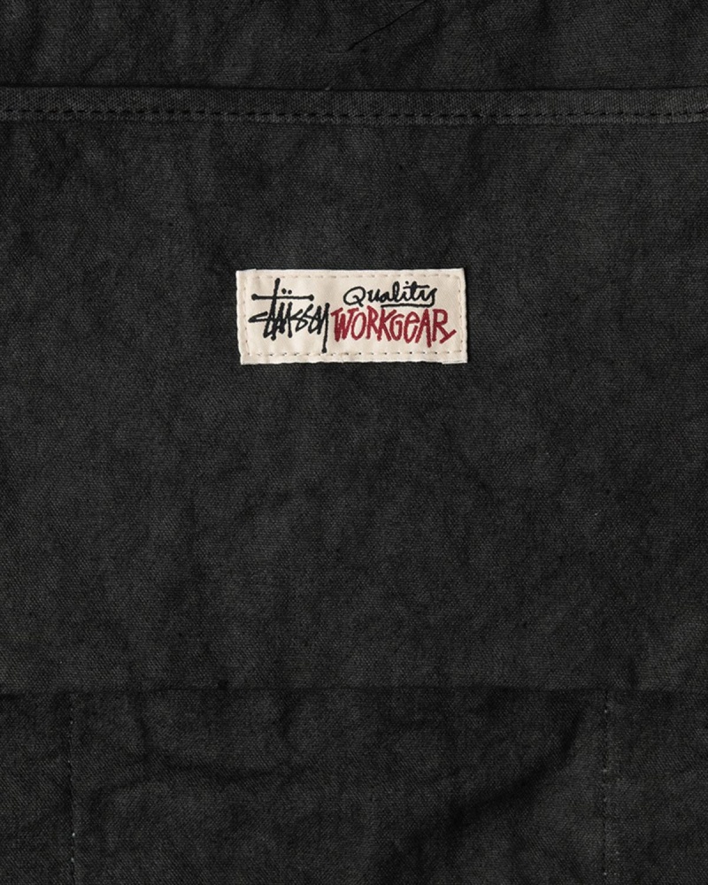 Stussy Canvas Flight Bags Black | Israel-52073