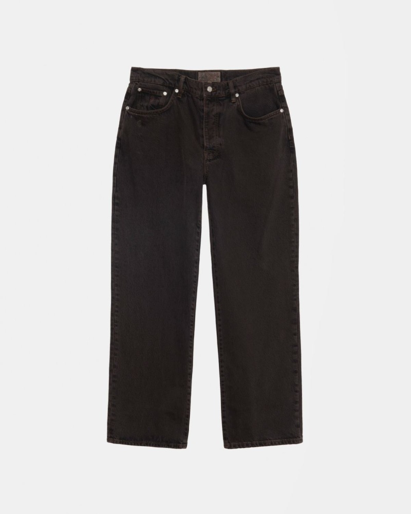 Stussy Classic Denim Jeans Espresso | Israel-71240