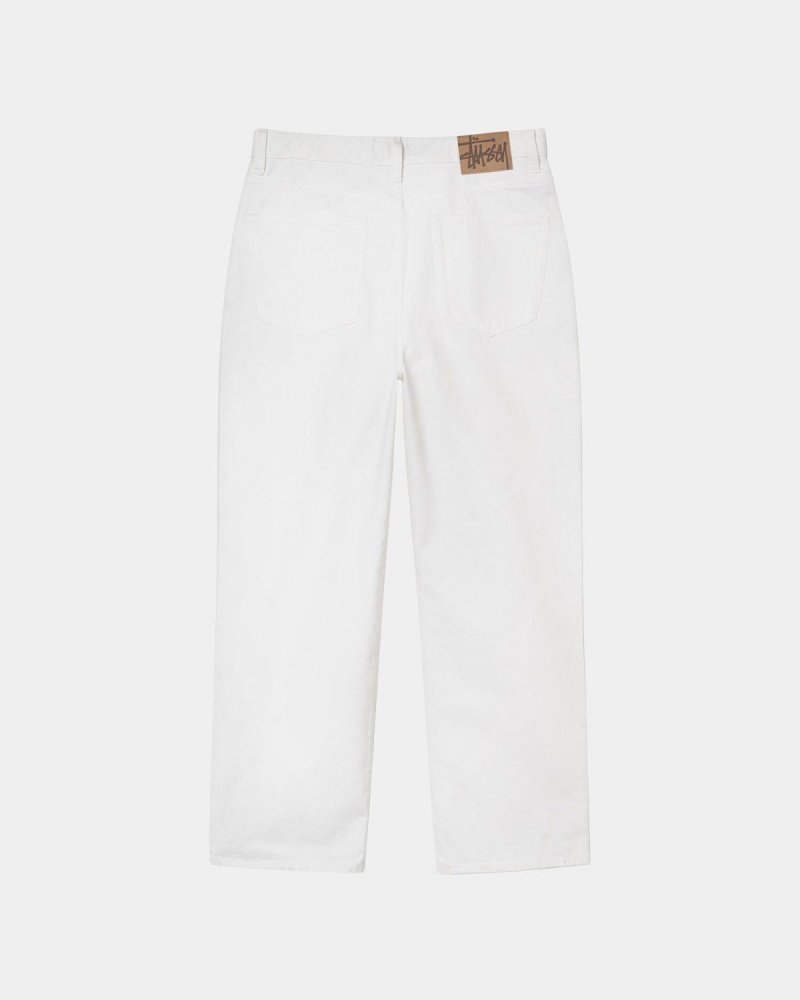 Stussy Classic Overdyed Jeans Beige | Israel-86452