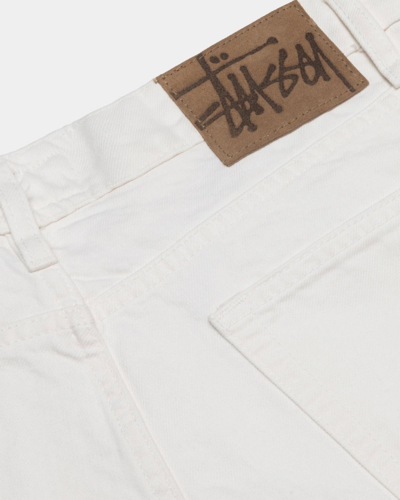 Stussy Classic Overdyed Jeans Beige | Israel-86452