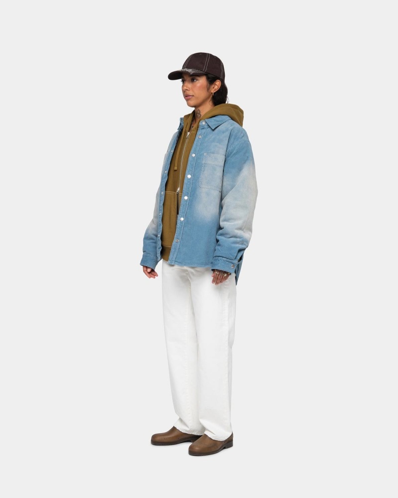 Stussy Classic Overdyed Jeans Beige | Israel-86452