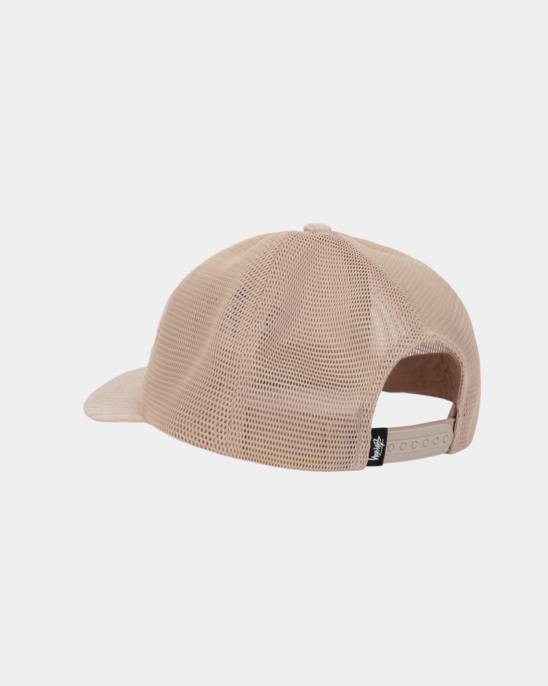 Stussy Corduroy Trucker Caps Cream | Israel-17653