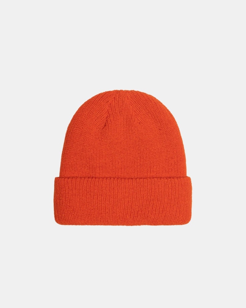 Stussy Cuff Basic Beanie Orange | Israel-13042