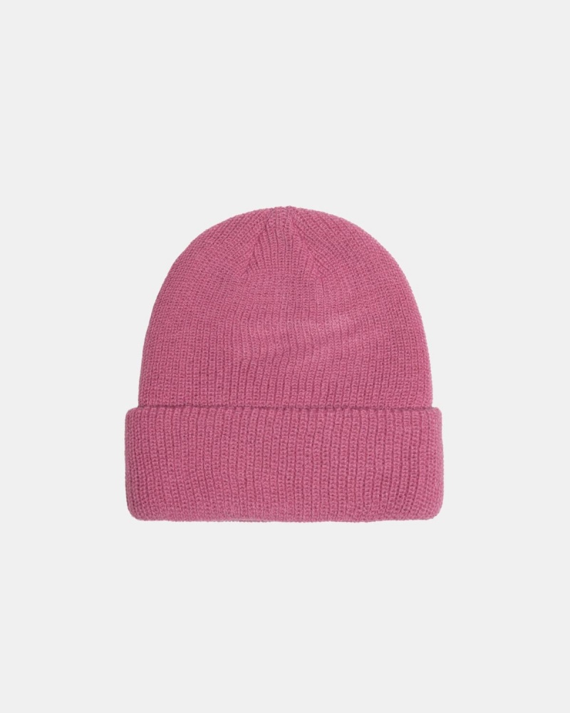 Stussy Cuff Basic Beanie Pink | Israel-91460