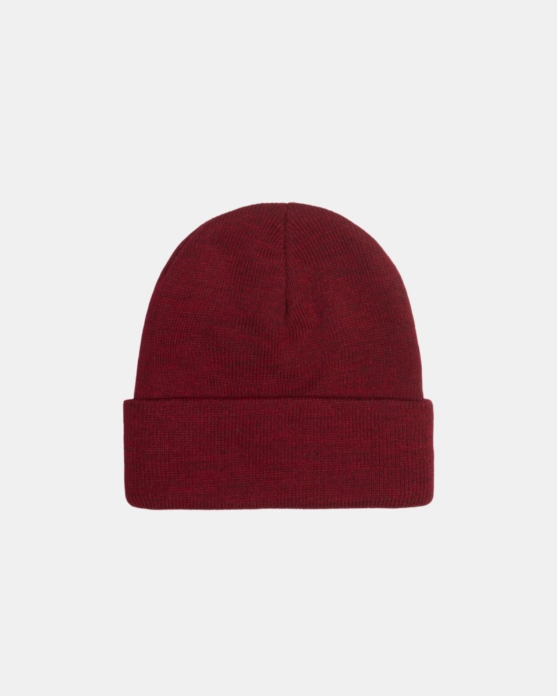 Stussy Cuff Stock Beanie Red | Israel-12698