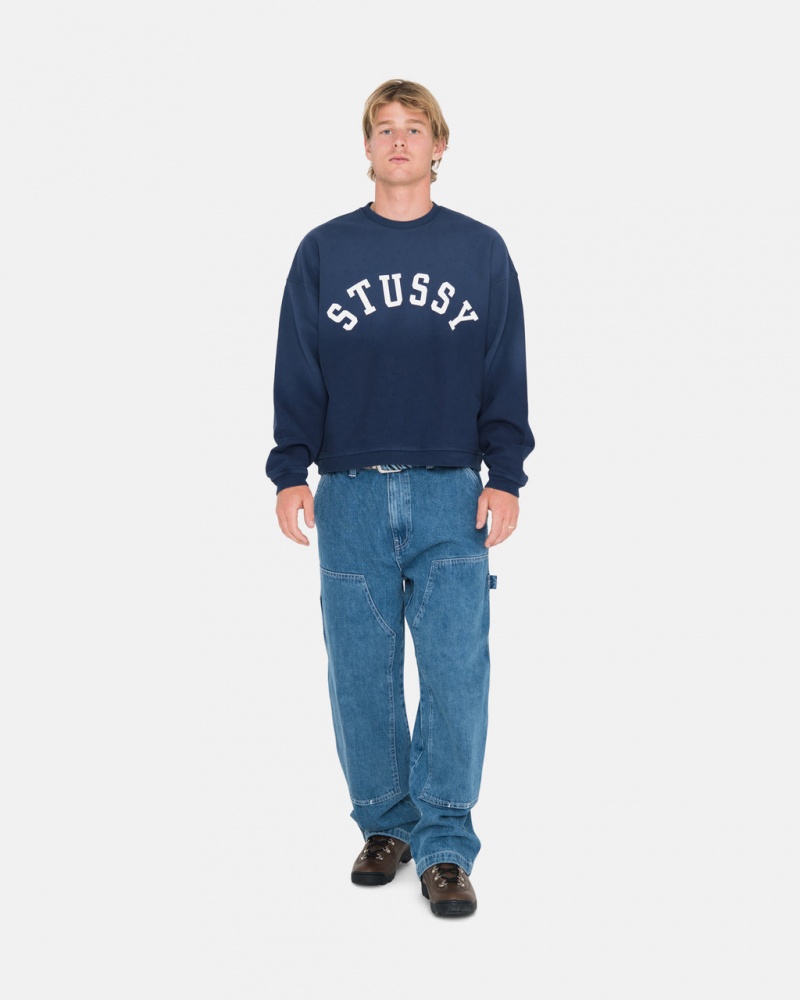 Stussy Denim Work Jeans Blue | Israel-56487