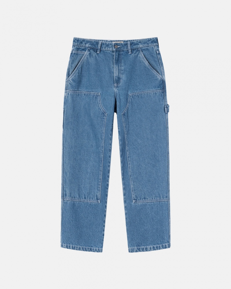 Stussy Denim Work Jeans Blue | Israel-56487