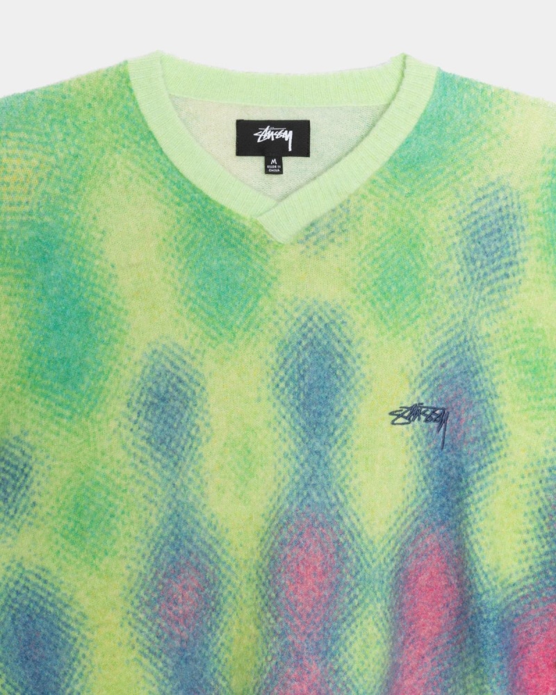 Stussy Gradient Dot Brushed Sweater Multicolor | Israel-90567