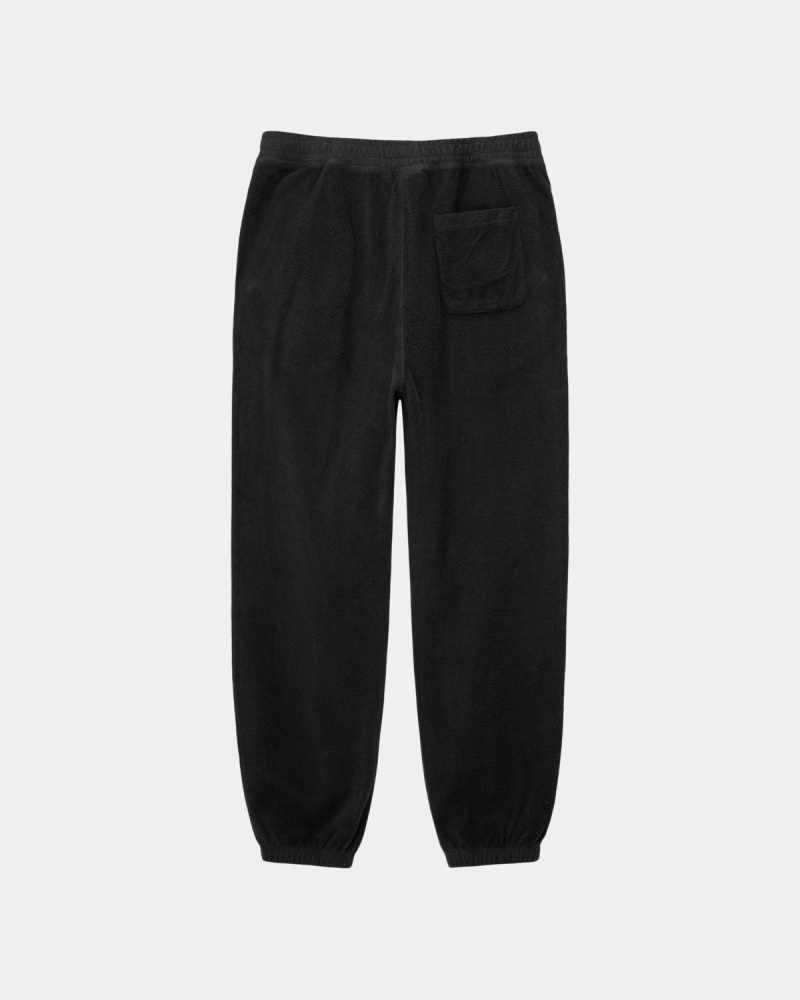 Stussy Inside Out Fleece Pants Black | Israel-87690